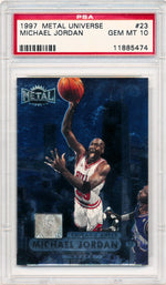 Skybox 1997-1998 Metal Universe  #23 Michael Jordan  / PSA Grade 10