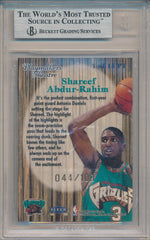 Fleer 1998-1999 Tradition Playmaker Theatre #1/15PT Shareef Abdur-Rahim 44/100 / BGS Grade 9