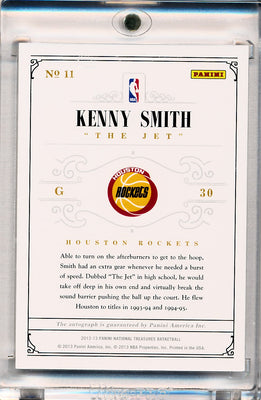 Panini 2012-2013 National Treasures  Notable Nicknames  #30 Kenny Smith 90/99