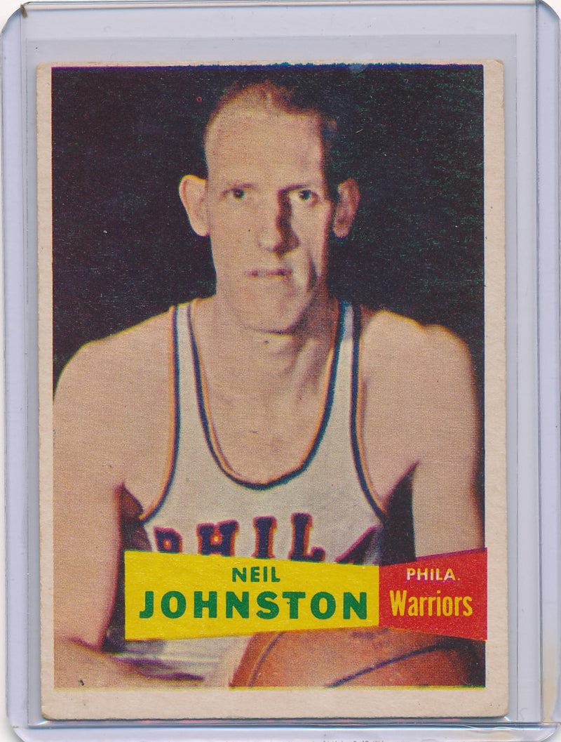 Philadelphia Warriors  #3 Neil Johnston