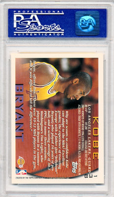 Topps 1996-1997   #138 Kobe Bryant  / PSA Grade 10