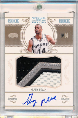 Panini 2010-2011 National Treasures  Century Platinum #239 Gary Neal 3/5