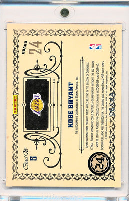 Panini 2011 Gold Standard  #5 Kobe Bryant 6/49