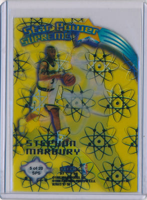 Fleer 1997-1998 Ultra  Star Power Supreme #5/20SPS Stephon Marbury