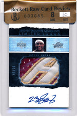 Upper Deck 2003-2004 Exquisite Collection Limited Logos #LLLJ Lebron James 45/75 / Auto Grade 10