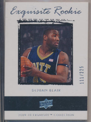 Upper Deck 2009-2010 Exquisite Collection Rookie #51 DeJuan Blair 111/225