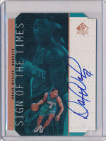 Upper Deck 1998-1999 SP Authentic Sign Of The Times #DV David Wesley