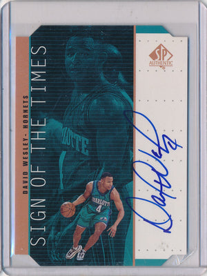Upper Deck 1998-1999 SP Authentic Sign Of The Times #DV David Wesley