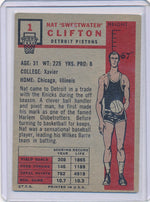 Detroit Piston  #1 Nat "Sweetwater" Clifton