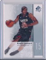 Upper Deck 2011-2012 SP Authentic Basketball #27 Kawhi Leonard