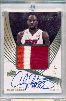 Upper Deck 2007-2008 Exquisite Collection Limited Logos #LLAM Alonzo Mourning 27/50