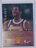 SkyBox 1997-1998 Metal Universe Hardware #7/15H Kobe Bryant