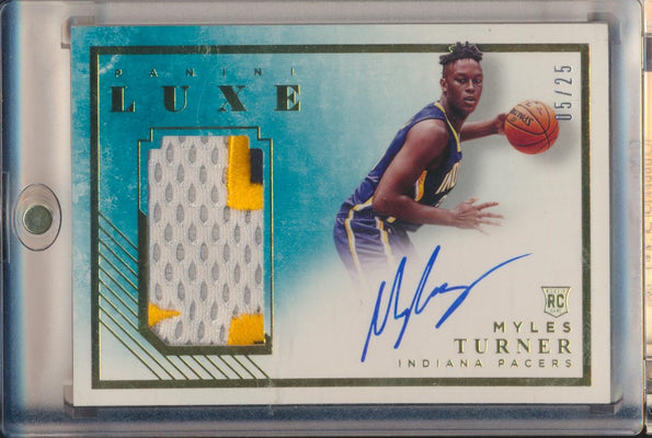 Panini 2015-2016 Luxe RPA #RM-MTN Myles Turner 05/25