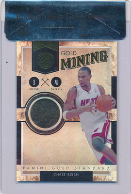 Panini 2010-2011 Gold Standard Gold Mining #13 Chris Bosh 2/8 / BGS Grade 9