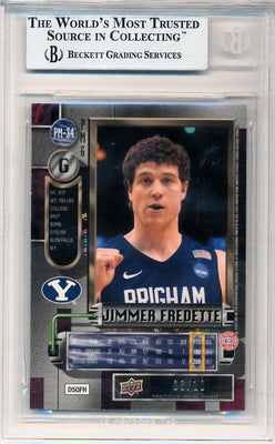 Upper Deck 2011-12 Fleer Retro Precious Metal Gems GREEN #PM-34 Jimmer Fredette 8/10 / BGS Grade 9