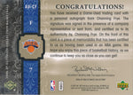 Upper Deck 2006-07 Ultimate Collection  Ultimate Jersey Autographs #AU-CF Channing Frye 33/75