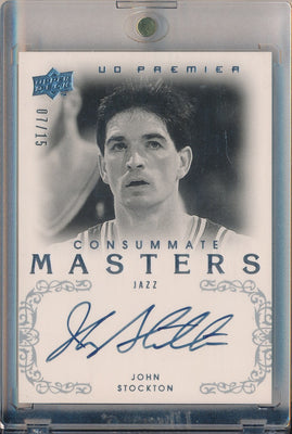 Upper Deck 2008-2009 UD Premier Consumate Masters #CM-JS John Stockton 7/15