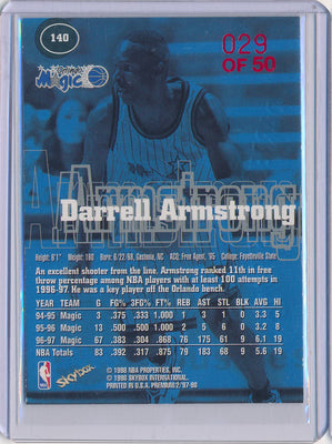 SkyBox 1997-1998 Premium Star Rubies #140 Derrel Armstrong 29/50