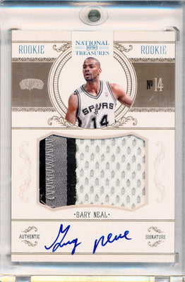 Panini 2010-2011 National Treasures Century Platinum #239 Gary Neal 5/5