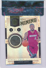 Panini 2011 Gold Standard Gold Mining #20 Lebron James 5/8