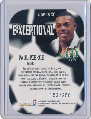 SkyBox 1999-2000 E-X E-Xceptional #4/15XC Paul Pierce  153/250