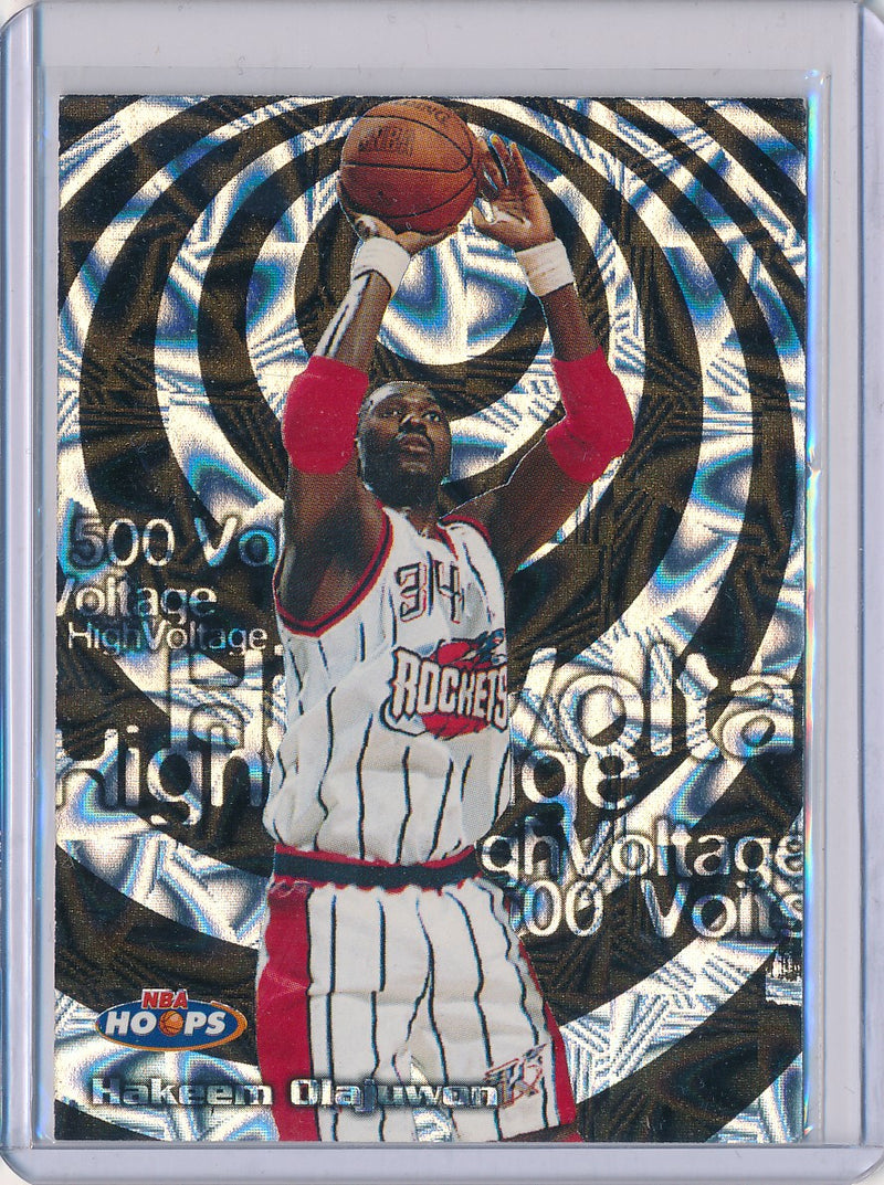 SkyBox 1997-1998 Hoops High Voltage #19/20HV Hakeem Olajuwon 274/500