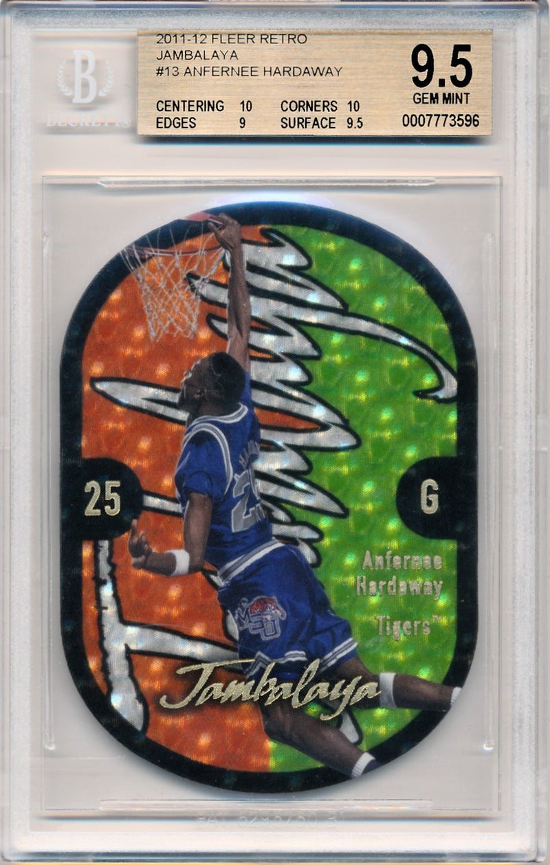 Upper Deck 2011-12 Fleer Retro Jambalaya #13/21JB Anfernee Hardaway  / BGS Grade 9.5