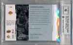 Upper Deck 2009-2010 Exquisite Collection Autographs Patches #PMA Magic Johnson 6/50 / BGS Grade 8.5 / Auto Grade 10