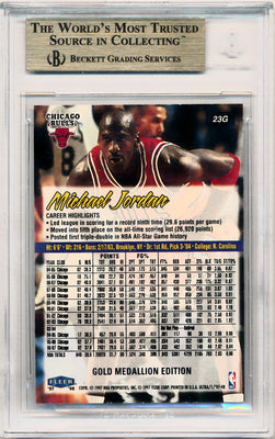 Fleer 1997-1998 Ultra Gold Medallion #23 Michael Jordan  / BGS Grade 9.5