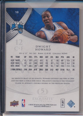 Upper Deck 2007-2008 Exquisite Collection Base #10 Dwight Howard 110/225