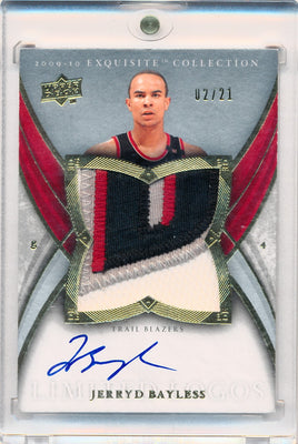 Upper Deck 2009-2010 Exquisite Collection Limited Logos #LJB Jerryd Bayless 2/21