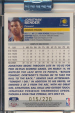 Topps  2003-2004 Chrome  X-Fractor #33 Jonathan Bender 15/220