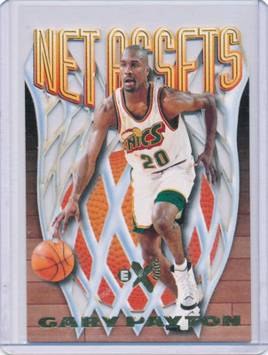 SkyBox 1996-97 E-X 2000 Net Assets #44459 Gary Payton none