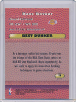 Topps 1998 Bowman's Best Dunker Techniques #T4 Kobe Bryant