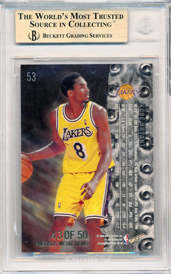 Skybox 1998-1999 Metal Universe Precious Metal Gems #53 Kobe Bryant 43/50 / BGS Grade 9.5