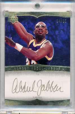 Upper Deck 2006-2007 Exquisite Collection Exquisite Enshrinements #EXKA Kareem Abdul-Jabbar 24/25