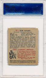 Topps Bowman 1948   #10 Bob Davies   / PSA Grade 5 / Auto Grade None