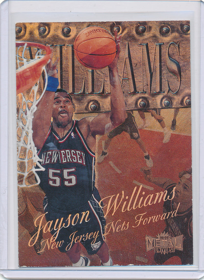 Skybox 1998-1999 Metal Universe Championship Precious Metal Gems #81 Jayson Williams 33/50