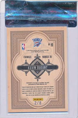 Panini 2011 Gold Standard Gold Mining #19 Kevin Durant 2/8