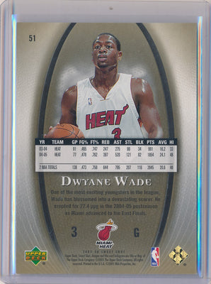 Upper Deck 2005-2006 Sweet Shot Basketball #51 Dwyane Wade 39/75