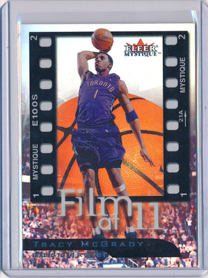 Fleer 2000-2001 Mystique Film At 11 #9/10FE Tracy Mcgrady