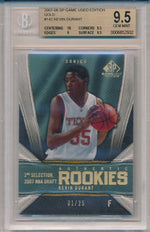 Upper Deck  2007-2008 SP Game Used Gold #142 Kevin Durant 1/25 / BGS Grade 9.5