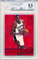 Skybox 1997-1998 Metal Universe Championship Precious Metal Gems Red #78 David Robinson 71/100 / BGS Grade 8.5