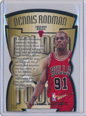 SkyBox 1997-1998 Premium Golden Touch #10/15GT Dennis Rodman