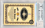 Panini 2010-2011 Gold Standard 24-Karat Kobe Materials Signatures #15 Kobe Bryant 8/99 / BGS Grade 9 / Auto Grade 10