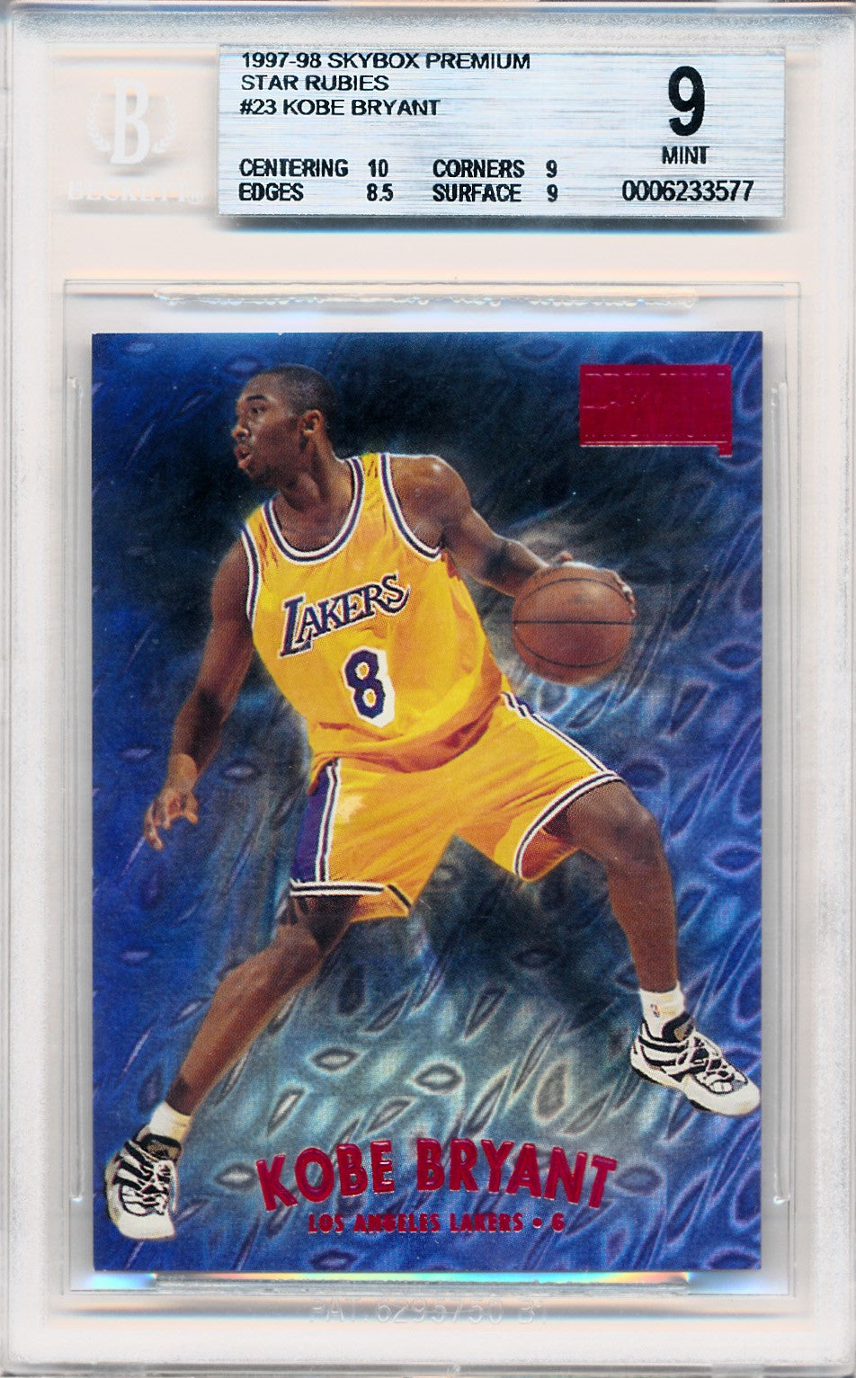 1998-99 SkyBox Premium Star Rubies #14 Dennis Rodman (#01/50