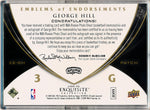 Upper Deck 2008-2009 Exquisite Collection Emblems Of Endorsement #EEGH George Hill 1/10