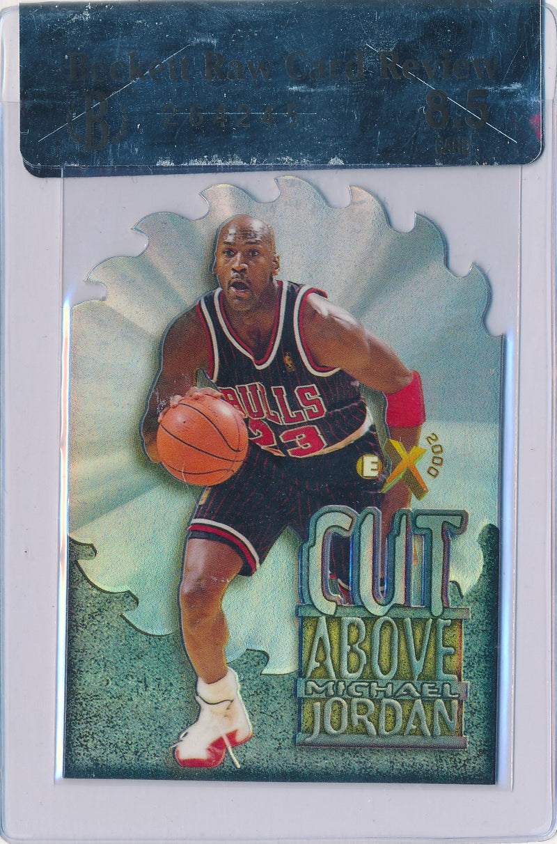 SkyBox 1996-1997 EX 2000 Cut Above #5/10 Michael Jordan  / BGS Grade 8.5