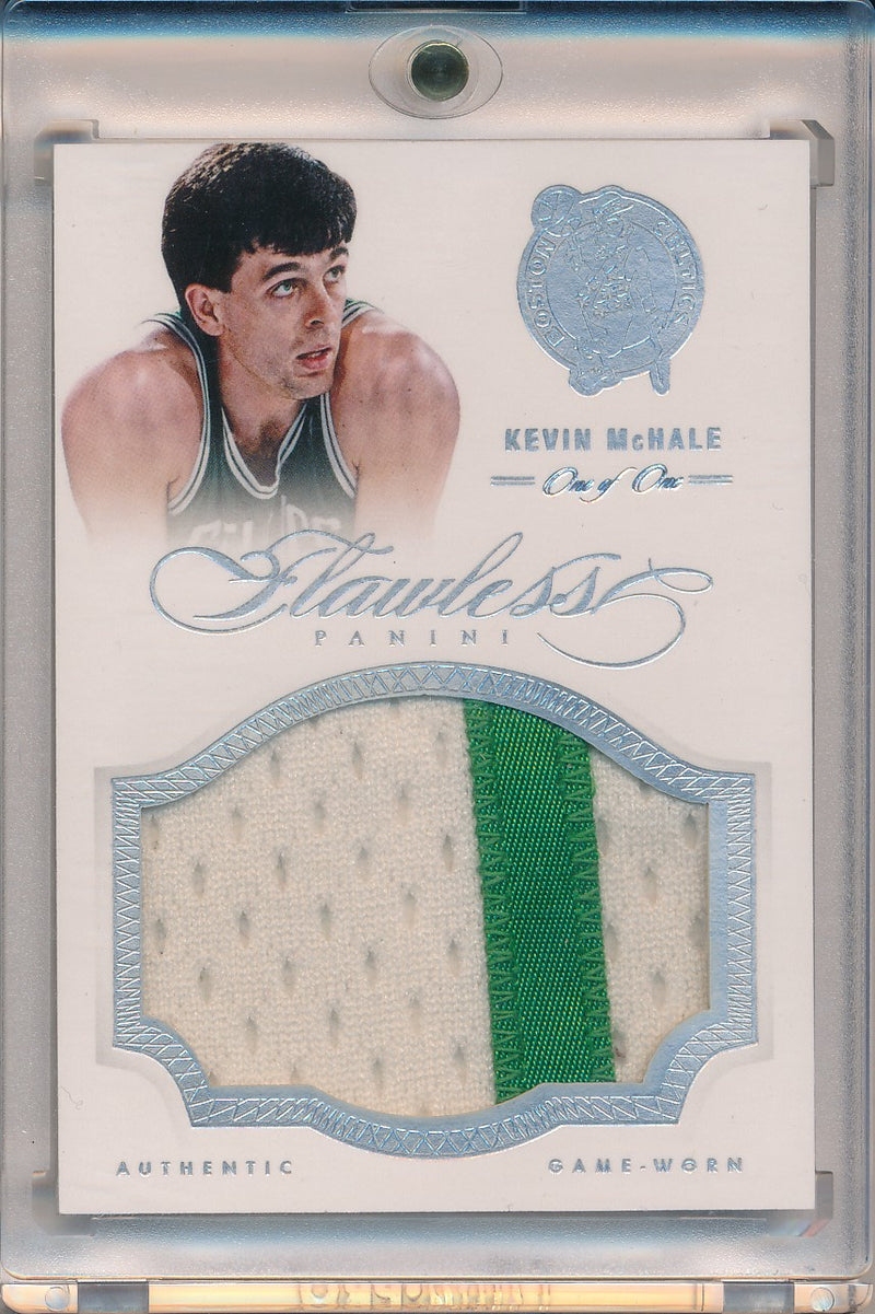 Panini 2012-2013 Flawless Platinum Jumbo Patches #56 Kevin Mchale 1/1