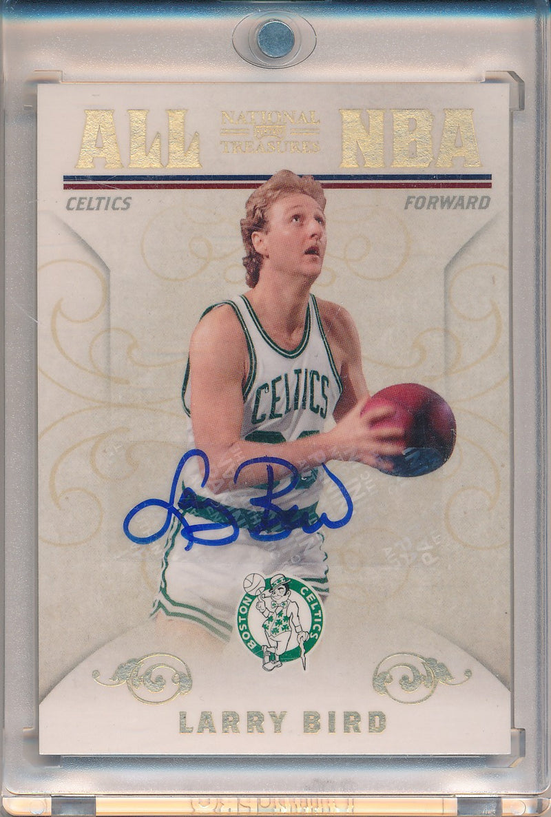 Panini 2009-2010 National Treasures All NBA #8 Larry Bird 5/5